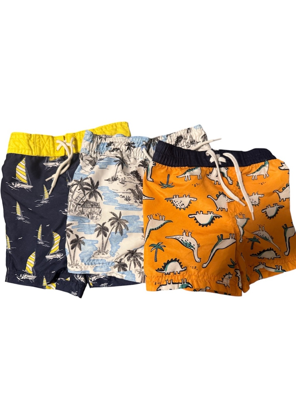 Set of 3 Janie & Jack Swim Trunks